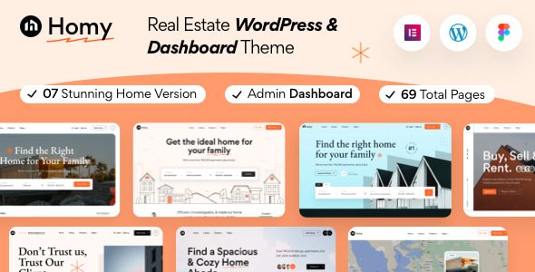 Homy v2.6 – 房地产 WordPress 主题下载