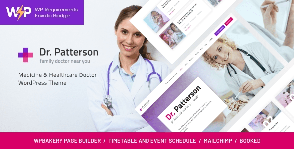 Dr.Patterson v1.3.2 医疗与保健医生 WordPress 主题下载