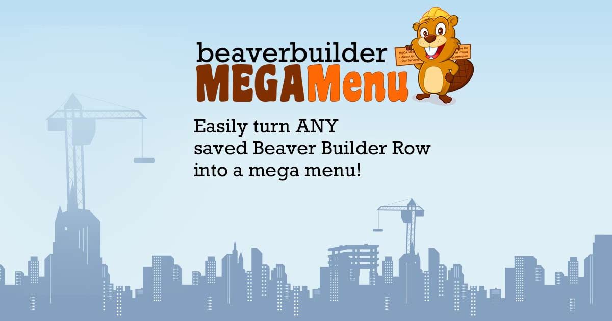 Beaver Builder Mega Menu v1.4.13 Beaver菜单插件下载