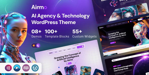 Aimo v1.0.1 – 人工智能代理与技术 WordPress 主题下载