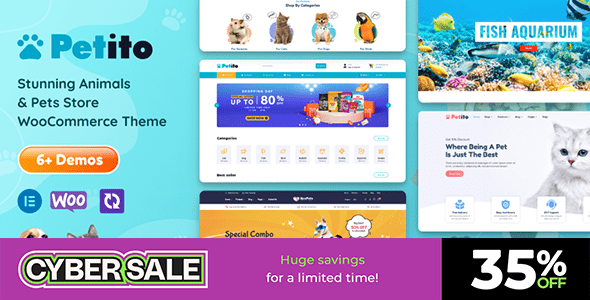 Petito v1.6.9 – 动物和宠物商店 WooCommerce 主题下载