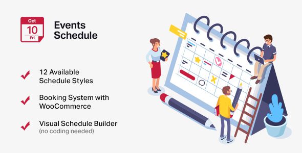 Events Schedule v2.7.2 – 活动 WordPress 插件下载