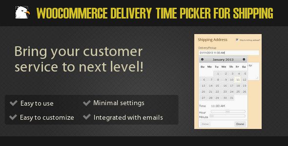 WooCommerce Delivery Time Picker for Shipping v3.2.7 WooCommerce 运输的交货时间选择器插件下载
