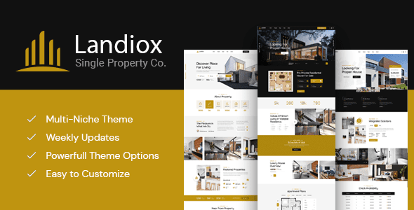 Landiox v1.0.4 – 房产 WordPress 主题下载