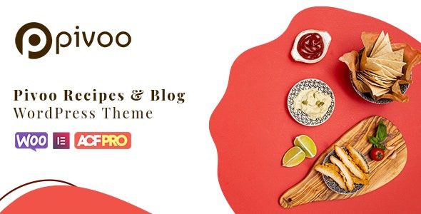 Pivoo v1.2 食品和食谱博客WordPress主题下载