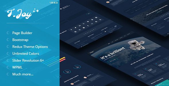 T.Joy v2.5.0-天文学WordPress主题下载