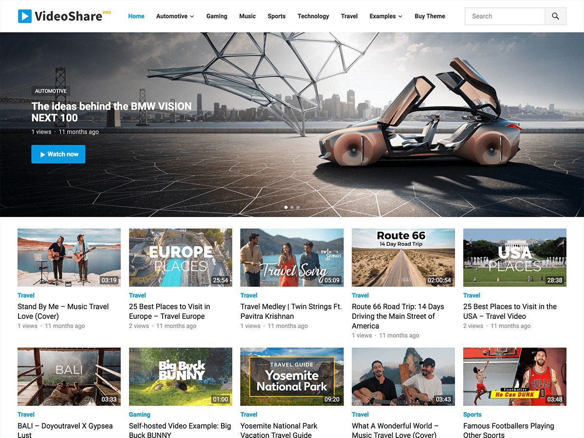 VideoShare Pro v1.0.6 WPEnjoy视频分享主题下载
