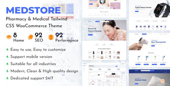 Medstore v1.0.0 – 响应式WooCommerce WordPress主题下载