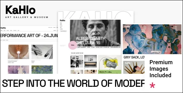 Kahlo Art Gallery and Museum Theme v1.2.1 美术馆和博物馆主题下载