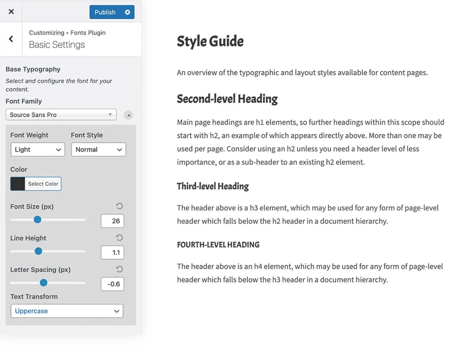 Fonts Plugin Pro v1.8.7 Google字体 WordPress插件下载