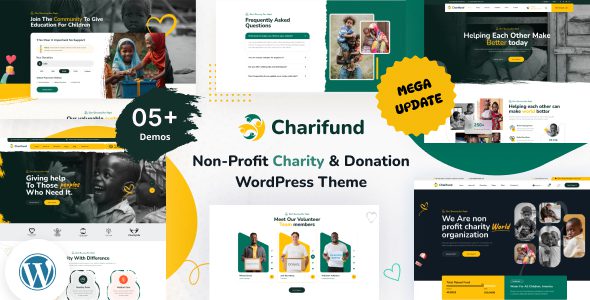 Charifund V2.1.0 -慈善与捐赠基金会WordPress主题多功能下载