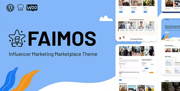 Faimos v1.3 影响者营销市场主题下载