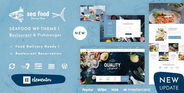 Pesce v1.5 海鲜餐厅WP主题下载