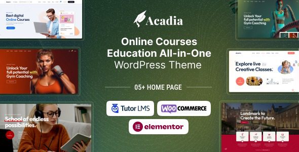 Acadia v3.2.4 教育在线课程WordPress主题细轴