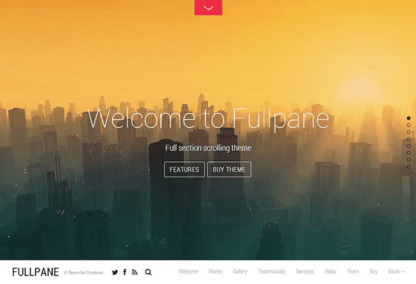 Themify Fullpane WordPress Theme v7.7.0 主题下载