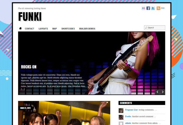 Themify Funki WordPress Theme 7.0.2 主题下载