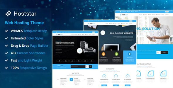 HostStar v4.4.8 WP主题，SEO和Web设计业务主题下载