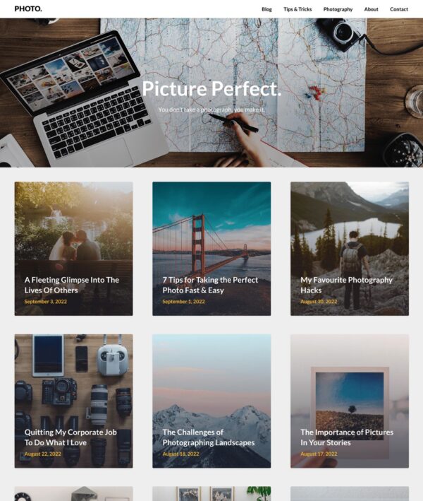 ImageGridly 115.7 wordpress 博客主题主题下载