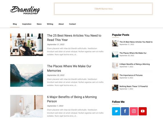 Feather Magazine v131.5 杂志博客WordPress 主题