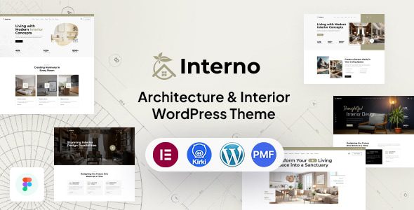 Interno v1.0.8 – 建筑室内设计WordPress主题下载