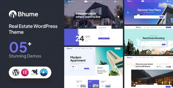 Bhume v1.1.0 -房地产WordPress主题下载