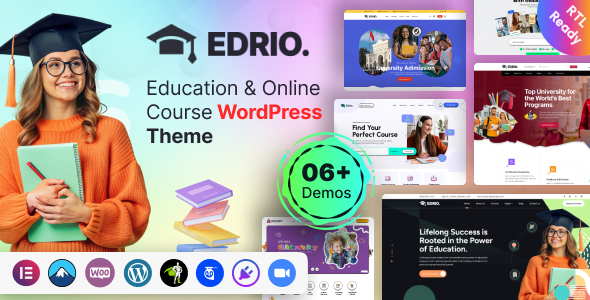 EDRIO V1.0.0-教育和在线课程WordPress主题下载