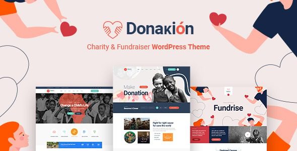 Donakion v2.0.1 筹款与慈善基金会WordPress主题下载 + RTL