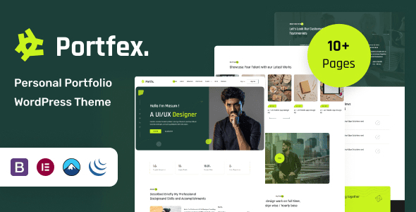 Portfex v1.3 Portfolio个人作品集WordPress主题下载