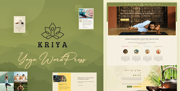 Kriya v4.8 瑜伽wordpress主题下载