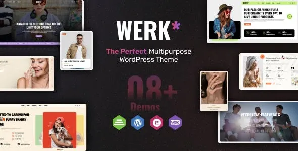 Werk v1.0.7 Elementor多用途WooCommerce主题下载