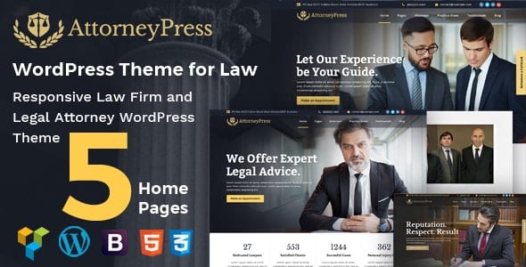 Attorney Press v2.2.2 律师 WordPress 主题下载