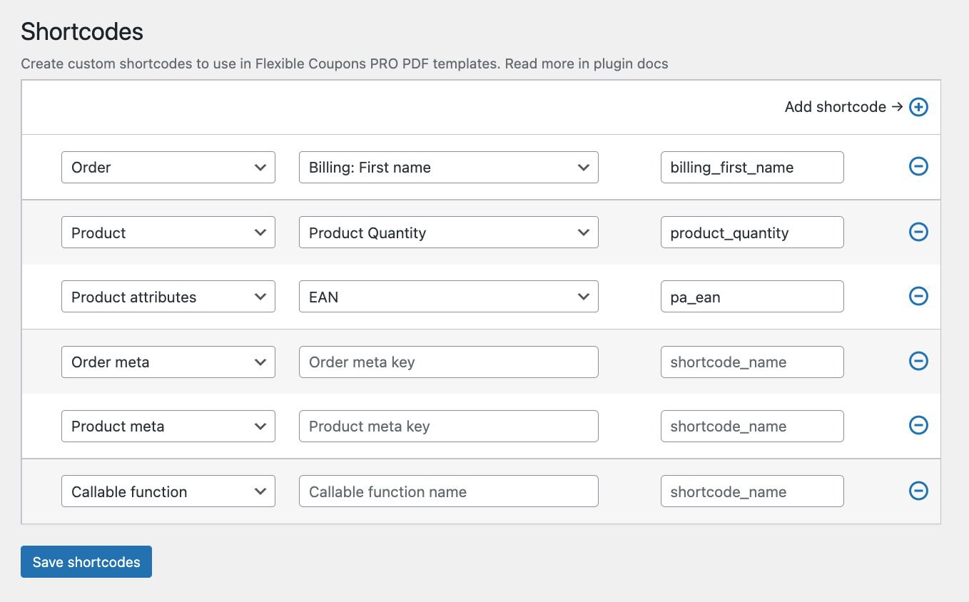 Flexible Coupons Shortcodes v1.1.0 [WpDesk] 灵活的优惠券短代码wordpress插件下载