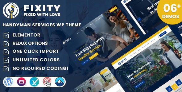 Fixity v1.0.0 杂工服务 WordPress 主题下载
