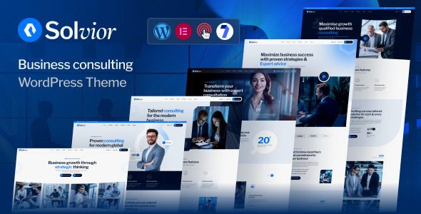 Solvior v1.1.1 商业咨询 WordPress 主题。