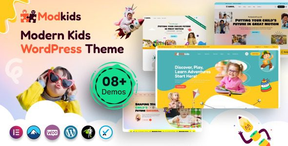 Modkids v1.0.1 现代儿童 WordPress 主题下载