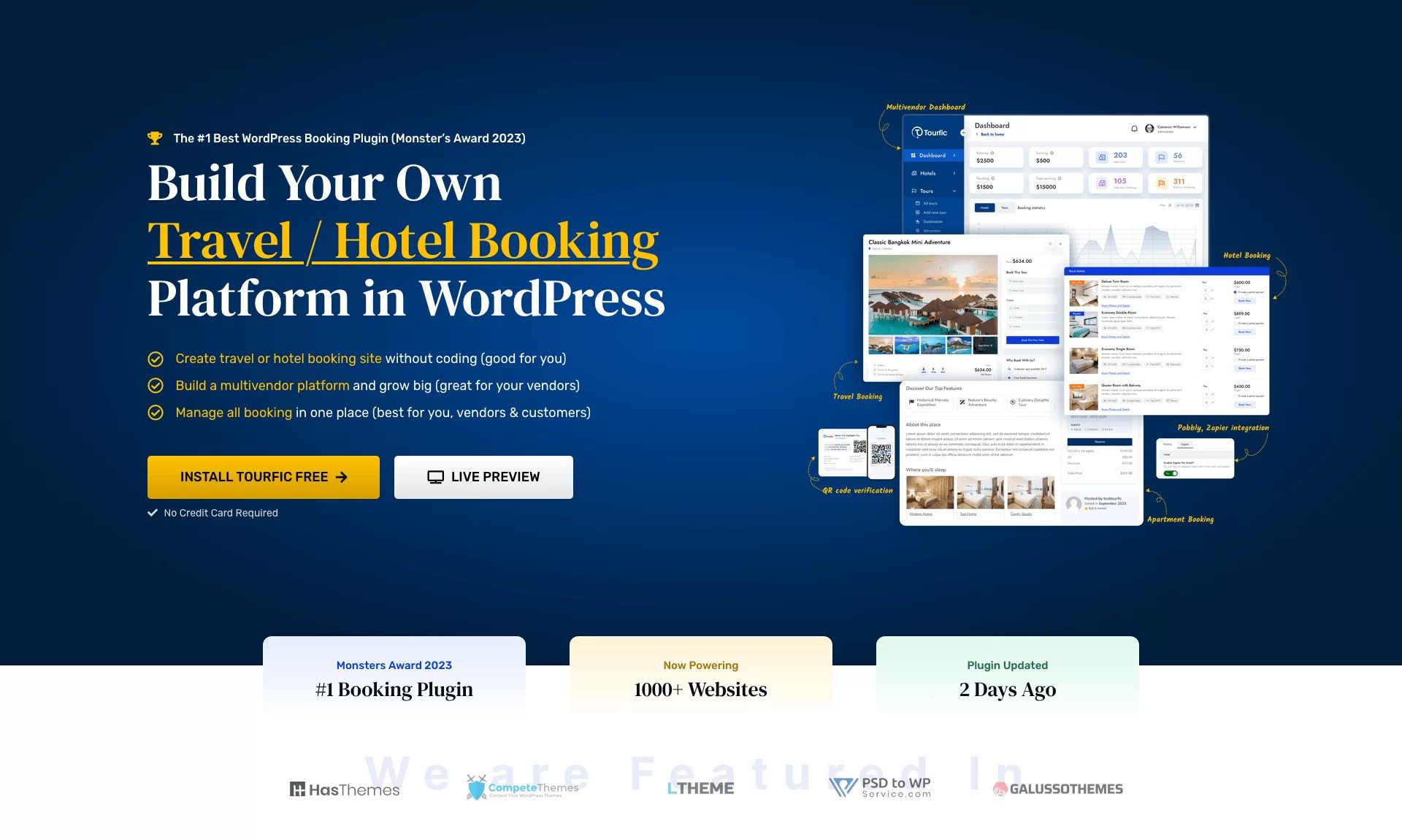 Tourfic Pro v1.15.1 WordPress 旅游及酒店预订插件