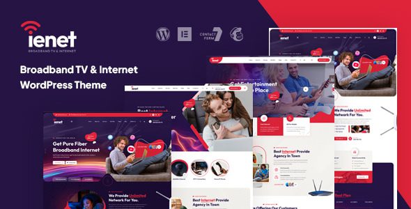 Ienet v1.0.0 – 宽带电视和互联网 WordPress 主题下载