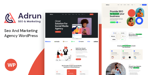 Adrun v1.0.5 Seo & 网络营销WordPress主题下载