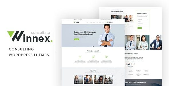 Winnex v1.3.6 商业咨询 WordPress 主题下载