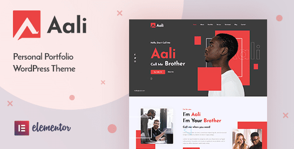 Aali v1.0 个人作品集Portfolio WordPress 主题下载