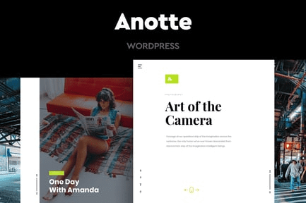 Anotte v1.9 横向摄影 WordPress 主题下载