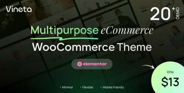 Vineta 1.0.8 – 多用途 WooCommerce WordPress 主题下载