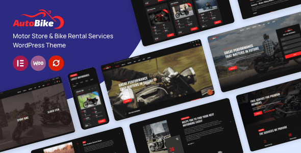 Autobike v1.1.3 – 摩托车商店和自行车租赁服务 WordPress 主题下载