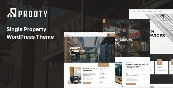 Prooty v1.1.4 Single Property WordPress主题下载