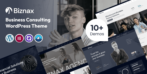 Biznax v1.0.0 – 商业咨询 WordPress 主题下载
