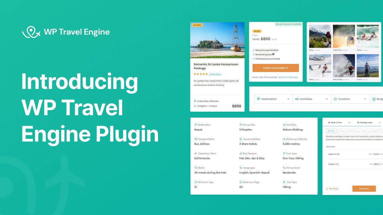 WP Travel Pro 9.4.0 – WordPress 终极旅行社插件下载