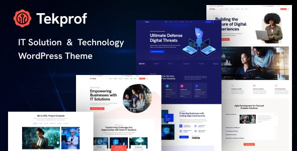 Tekprof v1.0.2 – IT 解决方案和技术 Elementor WordPress 主题下载