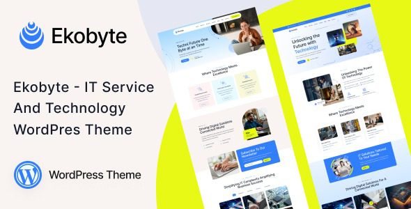 Ekobyte v1.0.0 IT服务和技术WordPress主题下载