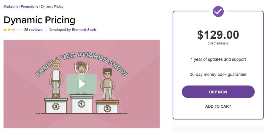 WooCommerce Dynamic Pricing v3.6.1 [Element Stark] 动态价格插件下载