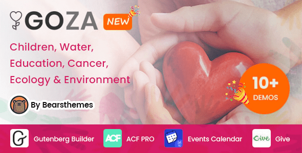 Goza v3.2.3 非营利慈善机构 WordPress 主题下载